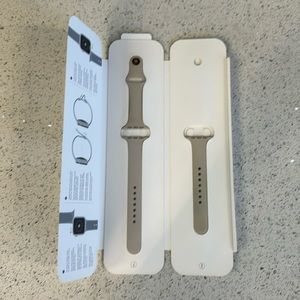 Genuine silicone Apple Watch band in new condition.